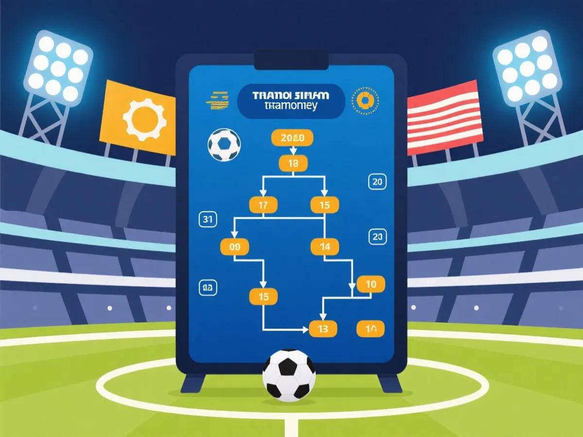 世界盃賽制與對戰流程示意圖